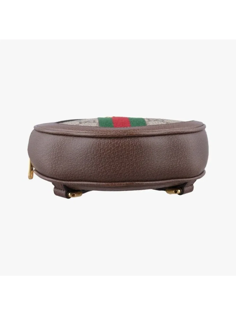 Gucci Ophidia Brown Beige Multi Canvas Leather Backpack